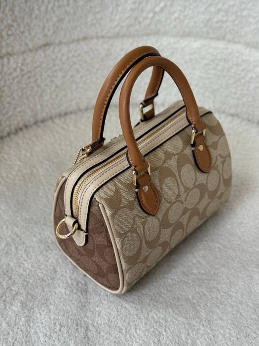 Сумка Coach mini беж