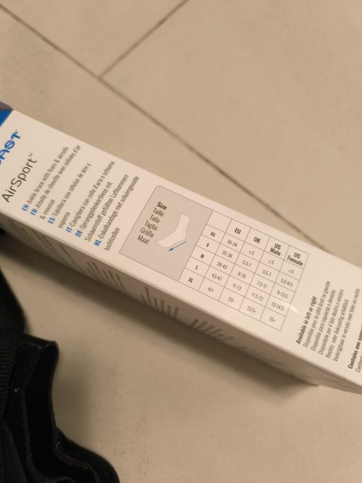 Orteza na staw skokowy