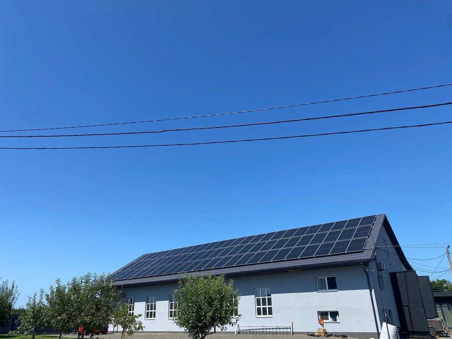 Сонячні панелі / Монтаж сонячних батарей / Монтаж СЕС / ЕЛЕКТРОСТАНЦІЯ