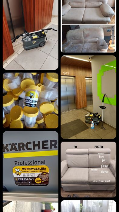 Wynajem Odkurzacz Piorący Karcher Warszawa Praga,Wawer,Grochów,Wesoła