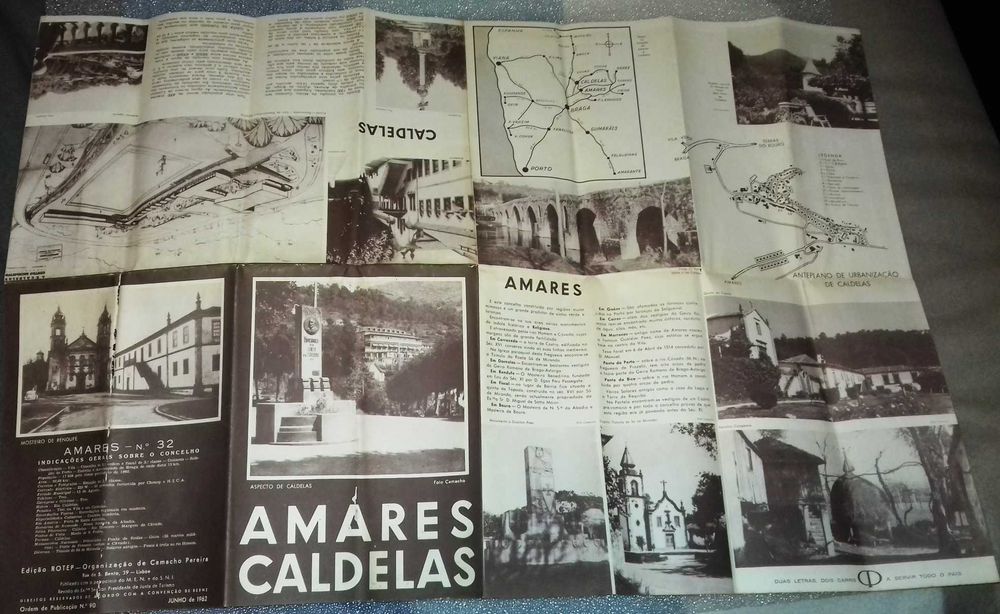 Roteiro turístico Amares Caldelas 1962