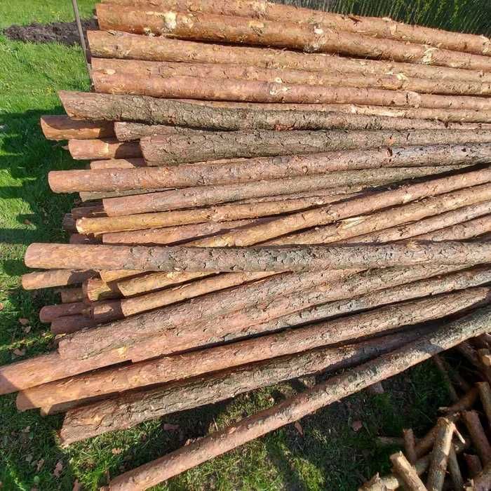 Słupki do siatki leśnej