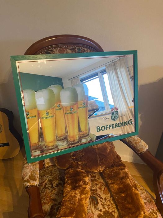 Kolekcjonerskie Lusterka Piwne Bofferding (2 szt.) – Vintage