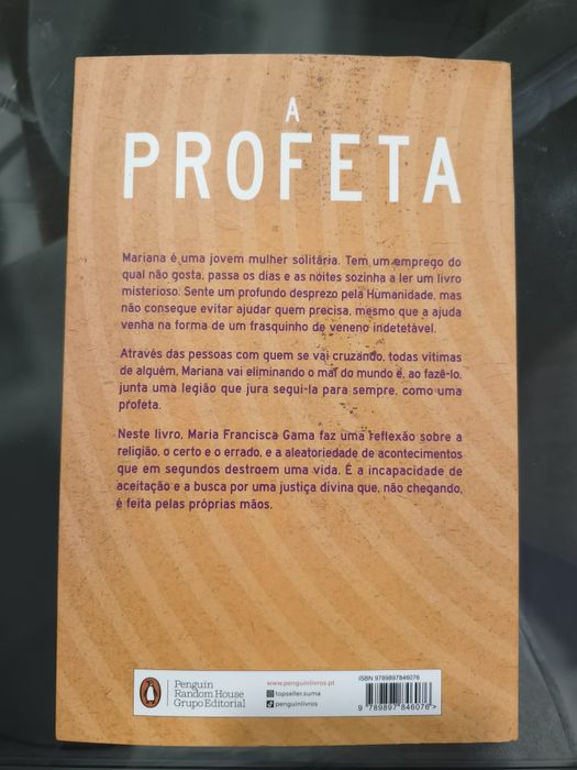 Livro usado "A profeta" de Maria Francisca Gama