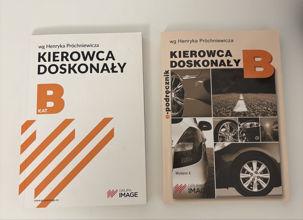zestaw dwóch książek kierowca doskonały
