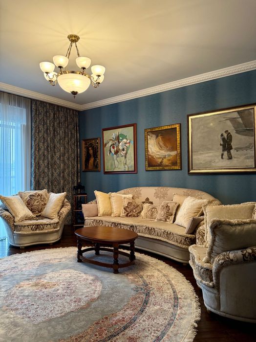 Продаж квартири. Розкіш на Дніпрі: Riviera Riverside 118м² Ексклюзивний ремонт, італійські меблі, тиха секція. Дніпровський район. Без %!
