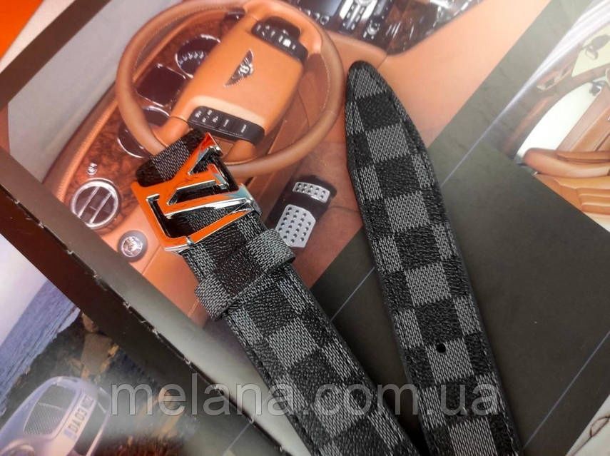 Кожаный ремень мужской Louis Vuitton Луи Витон