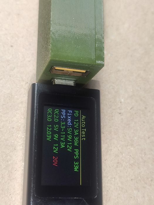 Адаптер XT60 - USB-C/USB-A для FPV батарей 2-6S, 36W