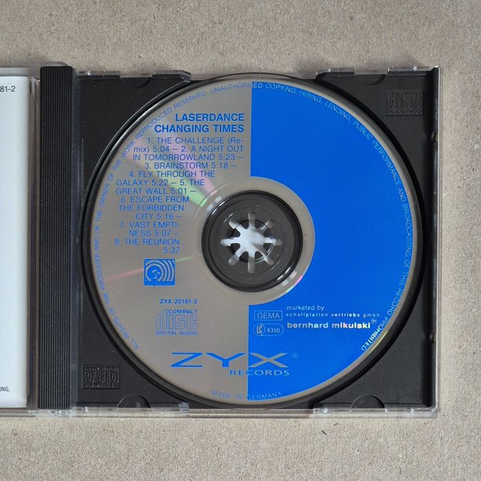 Laserdance - Changing Times (1990) CD Spacesynth