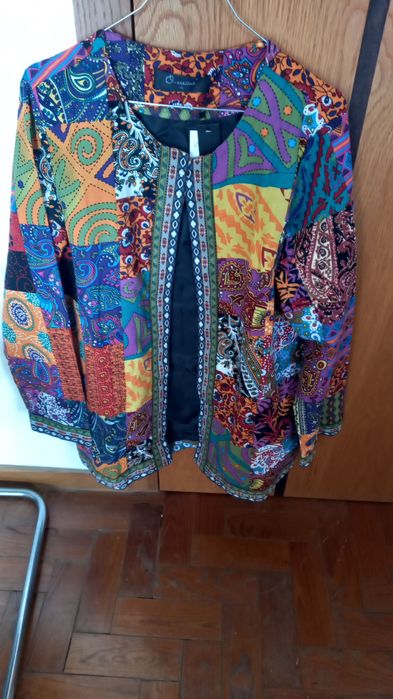 Short Ethnic-Print Jacket64729949672321121