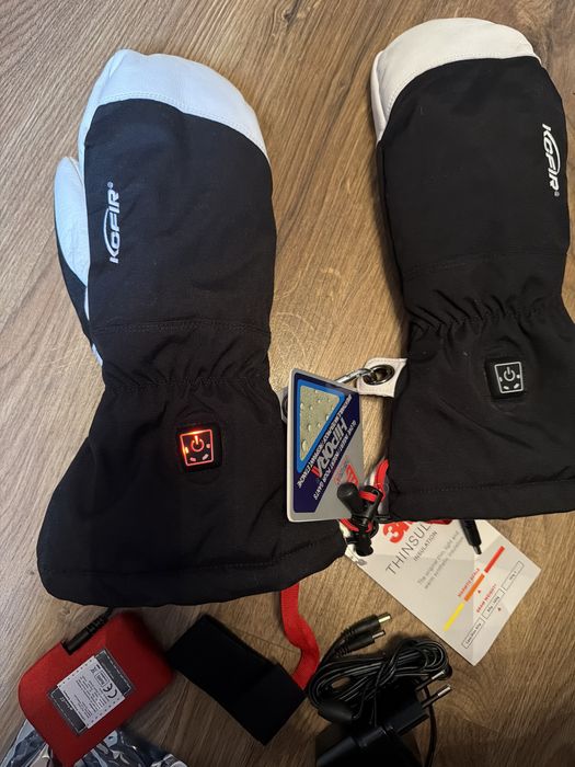Nowe ogrzewane rękawice dwupalcowe na baterie