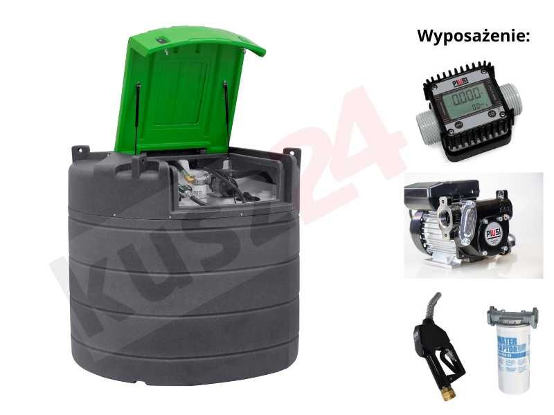 Zbiornik Dwupłaszczowy 1500 Agro FORTIS do oleju napędowego - dostawa