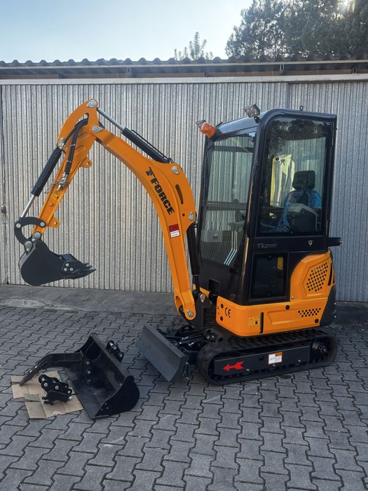 2026! NOWA Minikoparka TFORCE T18 1800kg FULL WYPOSAŻENIE DIESEL 3-Cy