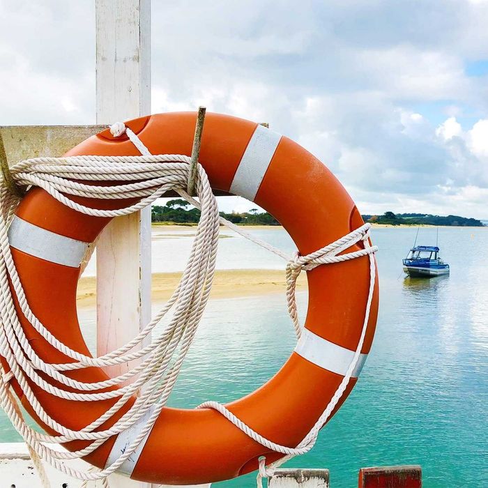 Koło ratunkowe 72cm + Lina Pływająca 30m Zestaw Ratunkowy do łodzi