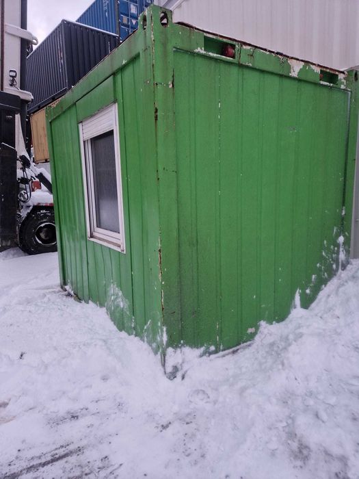 Kontener biurowy socjalny stróżówka 3m x 2,5m na budowę