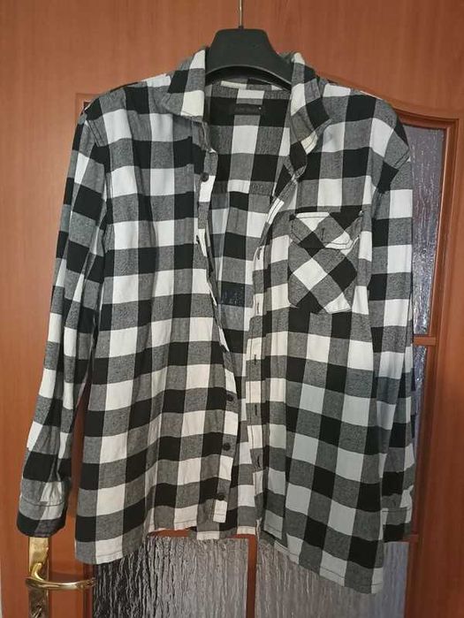Koszula męska w kratę M