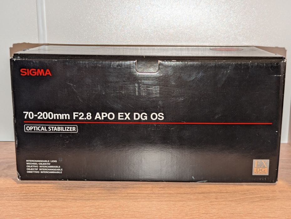 Obiektyw Sigma 70-200mm APO EX DG OS f/2.8 - NIKON F