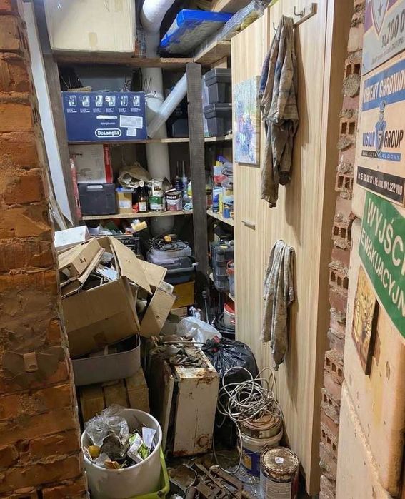 Sprzątanie piwnic, garaży i strychów – ZABRZE / Piece / Gruz