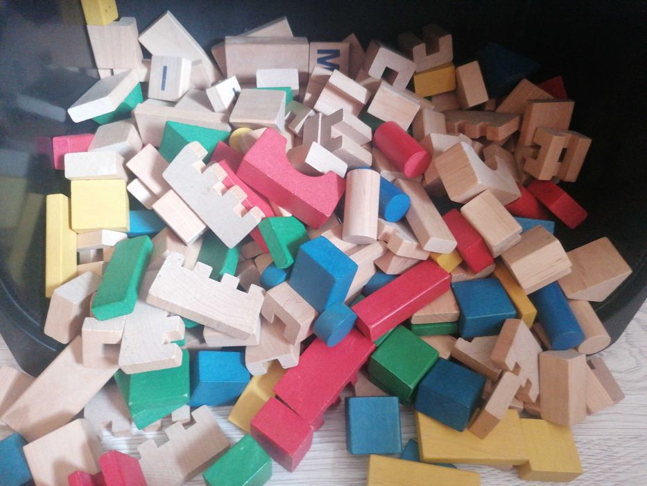 Klocki drewniane 280szt.