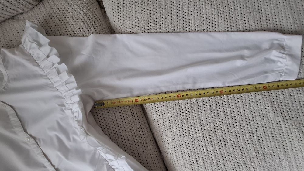 Biała koszula z długim rękawem Cool club  170 cm