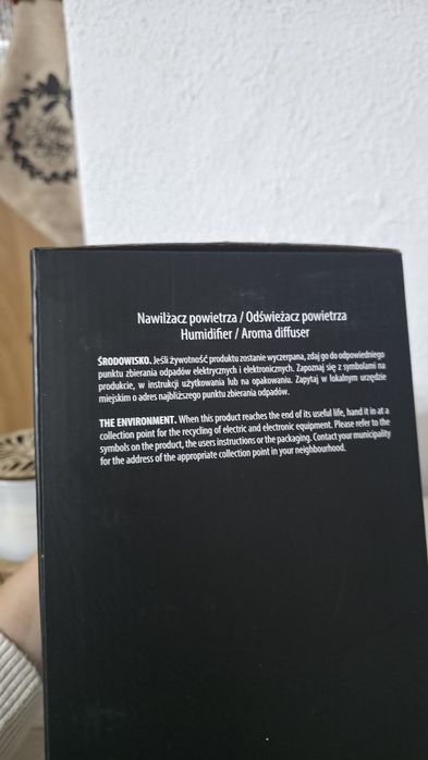 Nawilżacz powietrza do aromaterapii do olejków dyfuzor zapachowy preze