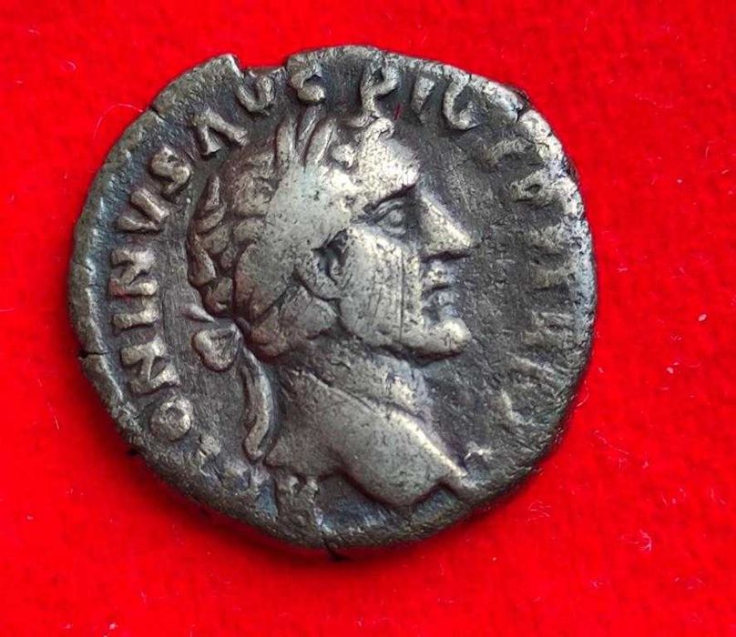 монета Древнего Рима ВЕСТА-богиня, покровительница семейного очага