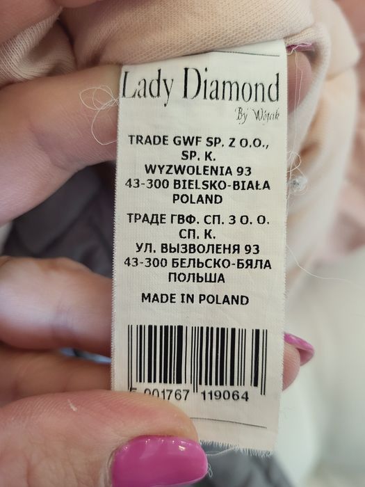 Зимова куртка з натур. хутром lady diamond + штани- комбінезон wojcik