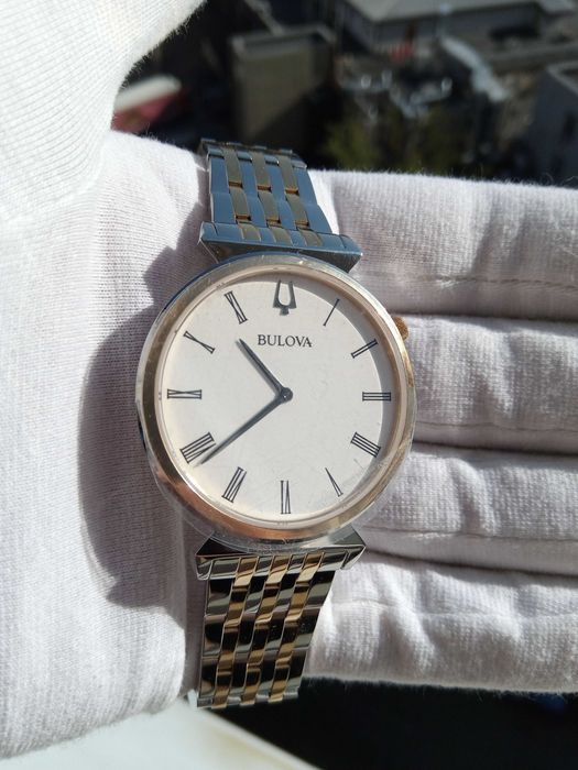 Тонкие мужские часы BULOVA Regatta 98A233, сапфировое стекло