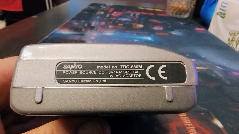 Dyktafon Sanyo trc-680m uszkodzony