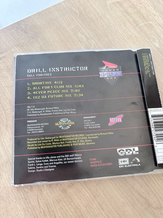 Captain Jack - Drill Instructor (singiel CD)
