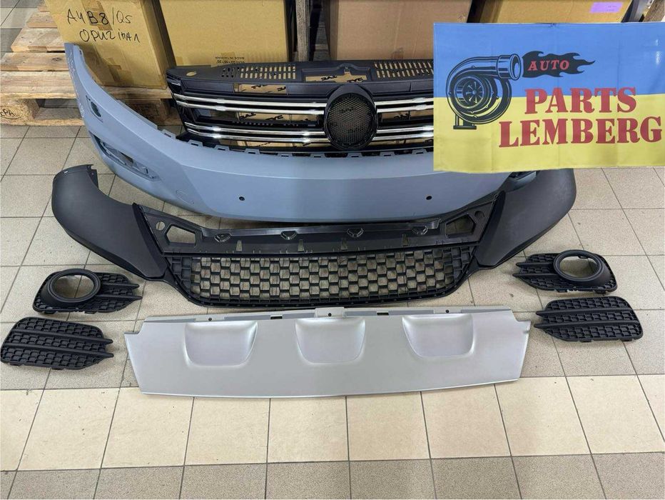 VW Tiguan 12-16 бампер передній Тігуан