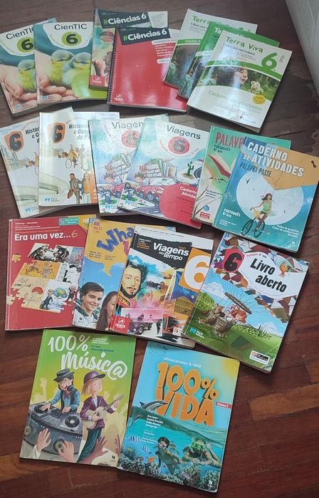 Manuais escolares para 5/6/7/8/9 ano