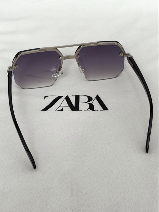 Okulary przeciwsłoneczne męskie metal frame Modern Style Summer Edition ~ Zara Accessories One Size