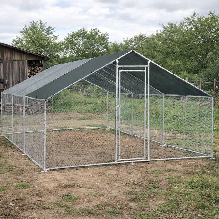 Вольєр для курей металевий 18 м² SafeTail курятник вольер для кур