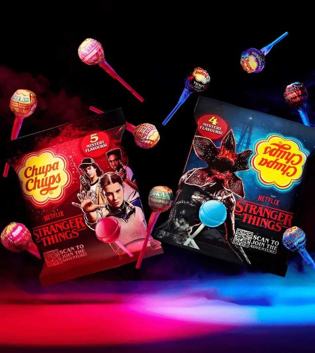 Chupa Chups Stranger Things Upside Down 4 смаки 10шт, 120г: 249 грн ...
