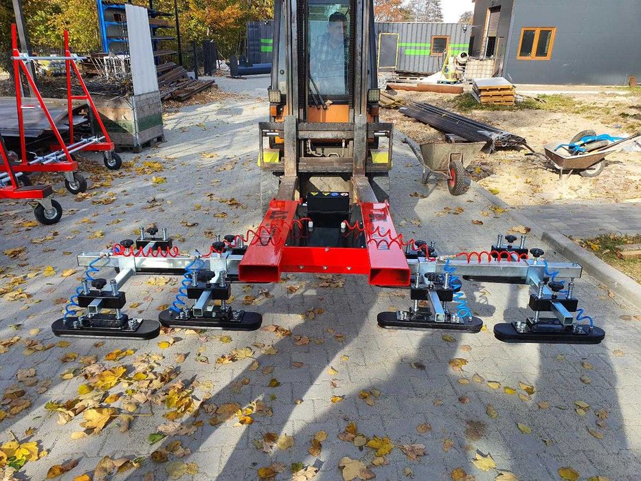 Chwytak próżniowy do blachy na widły wózka widłowego - WS 500