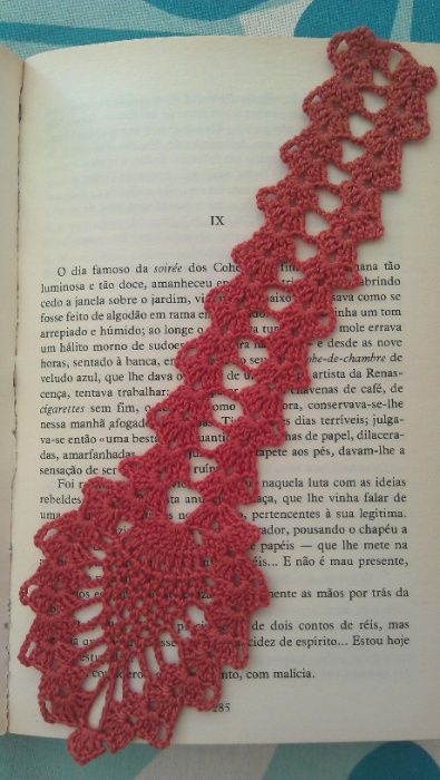 Marcador de Livros - Croché