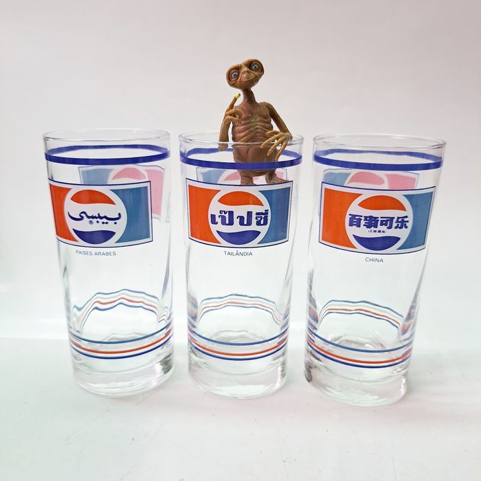 Copos de vidro PEPSI