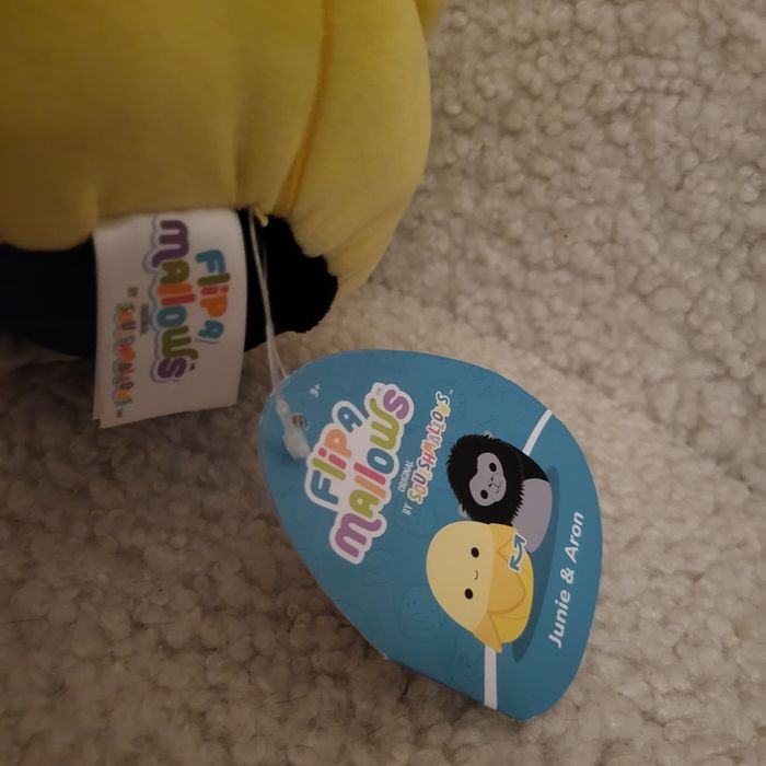 Maskotka 2w1 Banan Małpka Squishmallows Junie & Aron Flip a Mallows