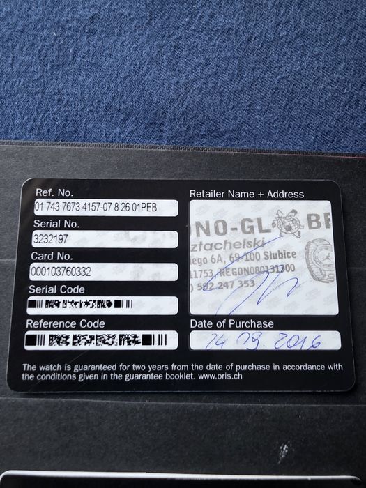 Zegarek Oris Aquis Small Second Date