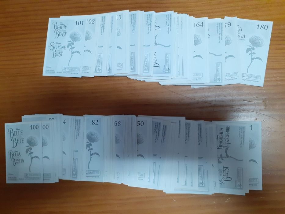 Cromos Da Bela e o Monstro