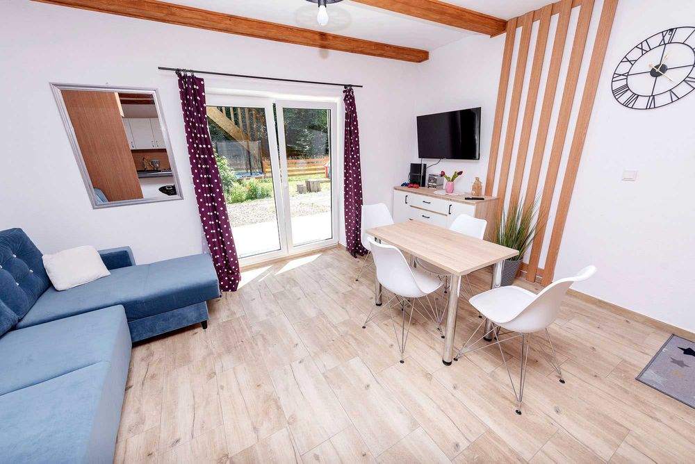 Dom całoroczny 8os Harbutowice zagrodamlynski.pl ferie luty BALIA