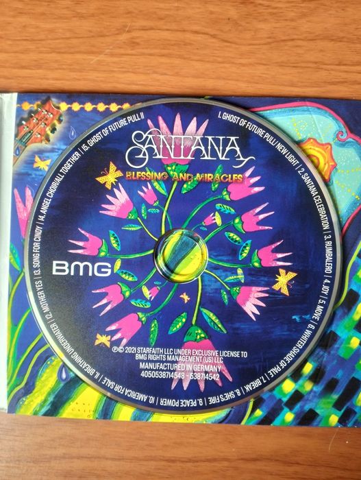CD Santana - Blessings and Miracles'