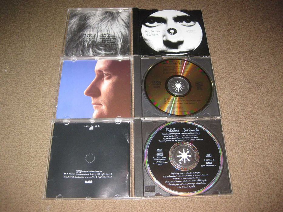 5 CDs do "Phil Collins" Excelente Estado!