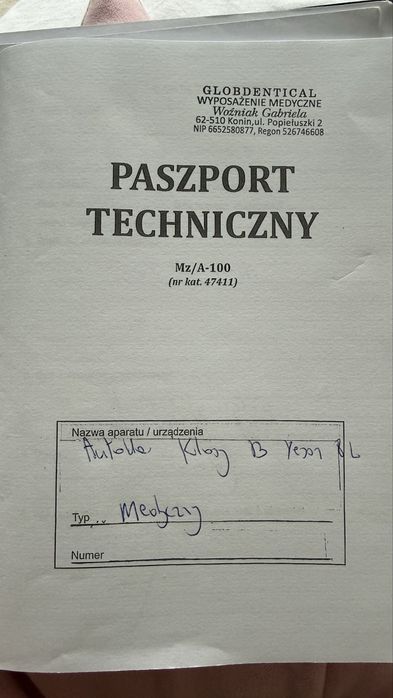 Autoklaw Yeson 8L. Ważne  badanie techniczne
