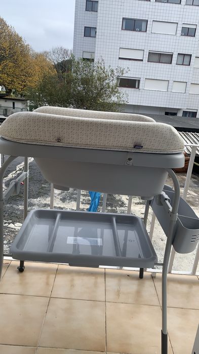 Banheira/Trocador Chicco Cuddle & Bubble Comfort – Como nova