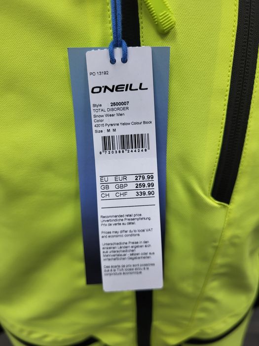 Продам чоловічу гірськолижну куртку O'Neill Total Disorder оригінал