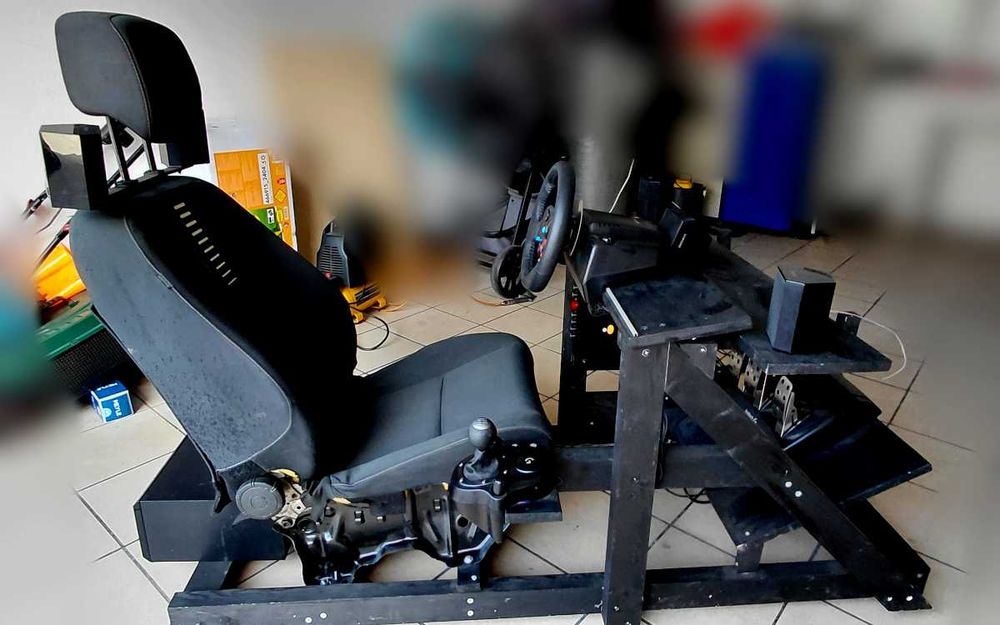 Cockpit Sim Racing + Som Surround 5.1