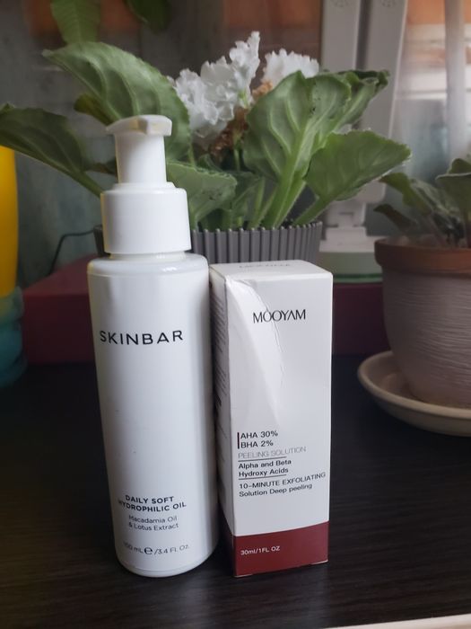 Кровавий пілінг +гідрофвльна олія