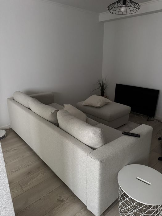 Sofá + pousa pés VIMLE